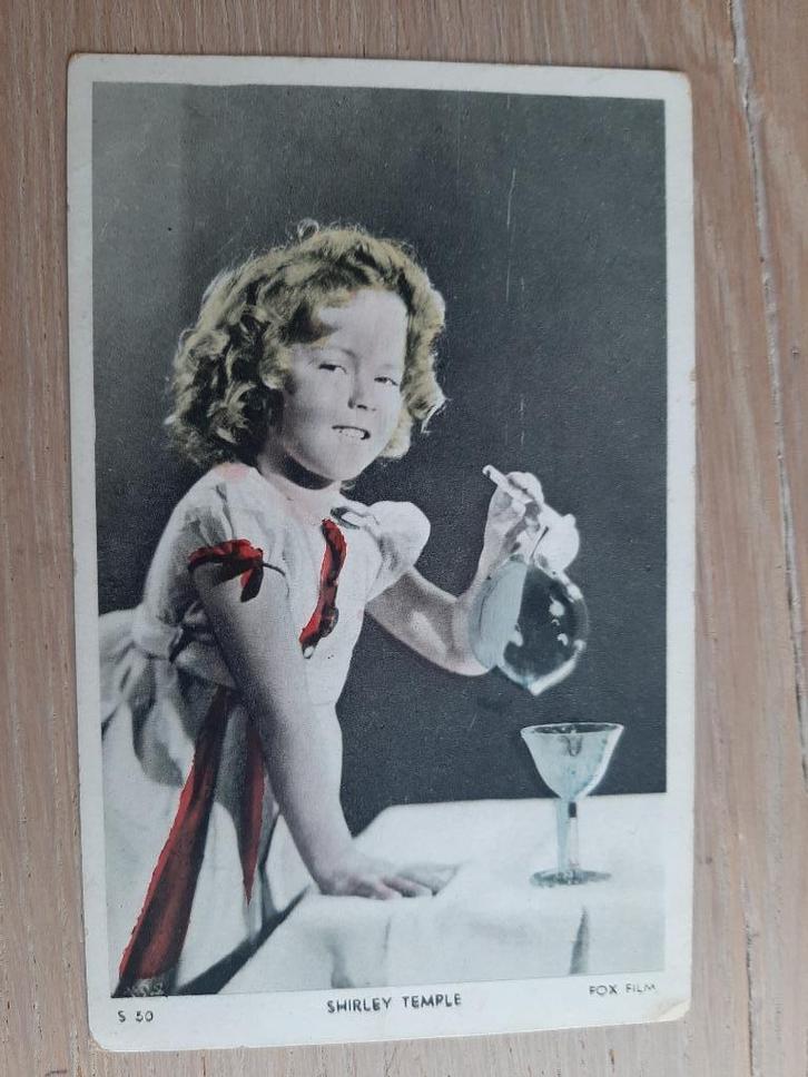 oude filmsterren kaart Shirley Temple, jaren 30, Verzamelen, Ansichtkaarten | Themakaarten, Gelopen, 1920 tot 1940, Ophalen of Verzenden