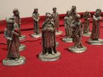 Apostel beeldjes zilvertin 12 apostelen beeld gesigneerd ROS, Antiek en Kunst, Antiek | Religie, Ophalen of Verzenden