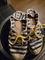 Gestreepte Espadrilles - Maat 40, Blauw, Ophalen of Verzenden, Onbekend, Espadrilles of Moccasins