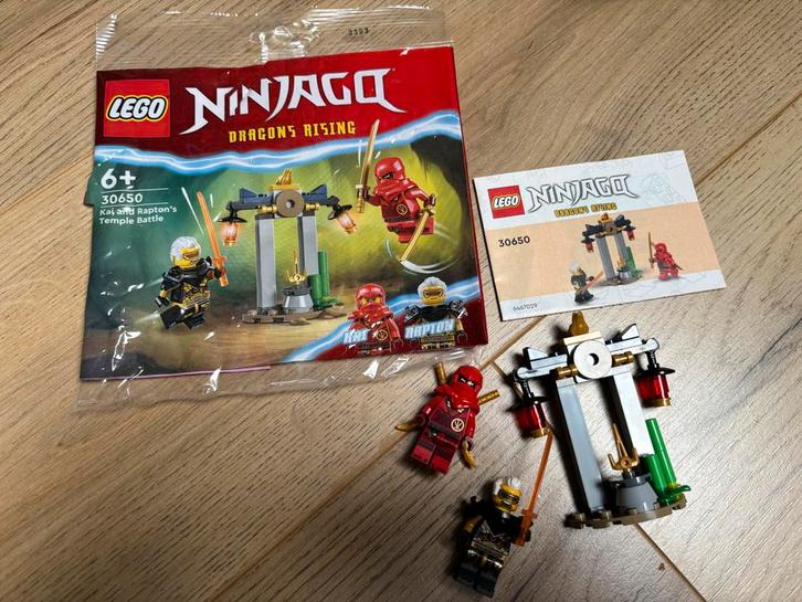 18- Lego Ninjago 30650 Kai en Rapton's Tempelgevecht, Kinderen en Baby's, Speelgoed | Duplo en Lego, Zo goed als nieuw, Lego, Complete set