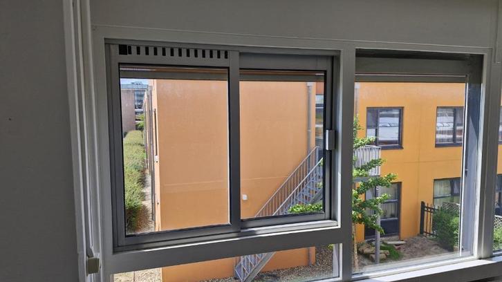 Aluminium schuiframen incl. dubbelglas gedemonteerd, Doe-het-zelf en Verbouw, Kozijnen en Schuifpuien, Zo goed als nieuw, Raamkozijn