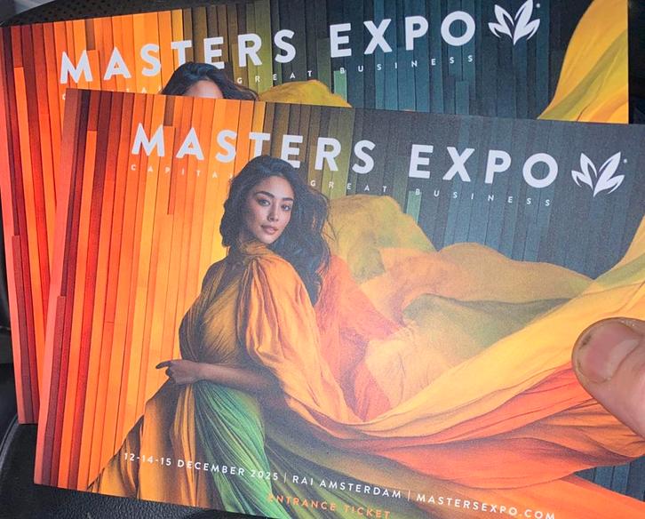 2 kaartjes voor Masters of Expo exclusieve belevenis, Tickets en Kaartjes, Evenementen en Festivals, Twee personen