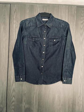 GEISHA  Donker Denim Blouse, maat 36/38 beschikbaar voor biedingen