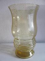 Amber kleur Leerdam vaas., Antiek en Kunst, Antiek | Glas en Kristal, Ophalen