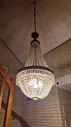 Grote kroonluchter van kristalglas Vide lamp, Huis en Inrichting, Lampen | Hanglampen, Ophalen, Gebruikt, Krachtig, Glas