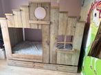 Steigerhouten boomhut bed met lade, Ophalen, Gebruikt, 100 cm of meer, Hoogslaper of Stapelbed