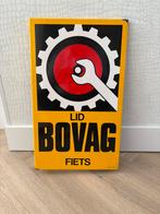 Mooi origineel Bovag fiets emaille langcat bord, Verzamelen, Merken en Reclamevoorwerpen, Ophalen of Verzenden, Zo goed als nieuw