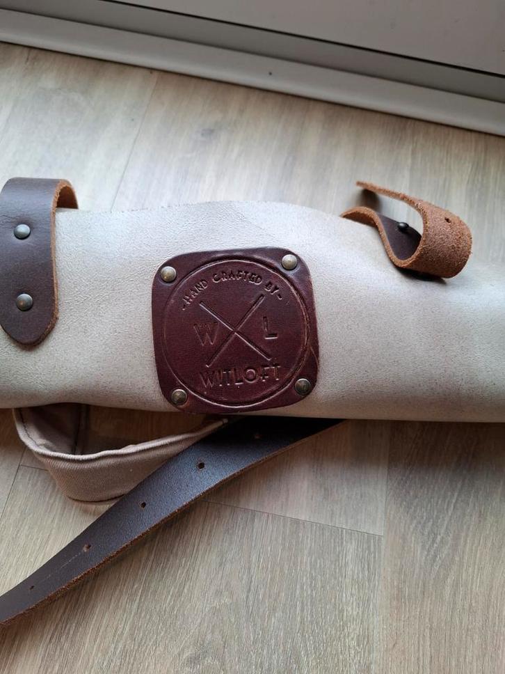 Witloft Lederen Schort, Tuin en Terras, Barbecue-accessoires, Nieuw, Ophalen of Verzenden