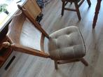 Vier eiken eetkamer stoelen.Gratis., Huis en Inrichting, Complete eetkamers, Ophalen, Gebruikt, 4 tot 6 stoelen
