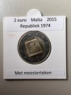Malta 2 euro 2015 met meesterteken, Ophalen of Verzenden, Malta, 2 euro, Losse munt