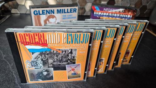 8 stuks Glen Miller Nederland bevrijd / bezet bevrijd 40-45, Cd's en Dvd's, Cd's | Verzamelalbums, Zo goed als nieuw, Nederlandstalig