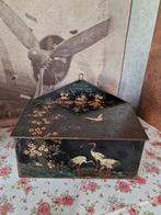 Antiek blikken glim poetsdoos, Verzamelen, Blikken, Ophalen of Verzenden, Gebruikt, Overige