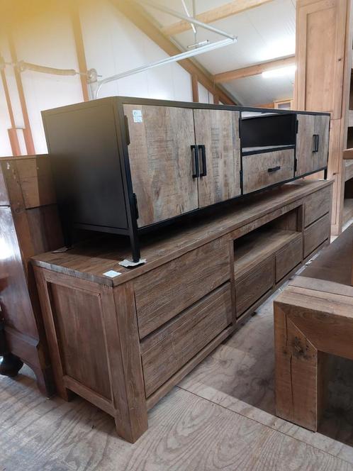 doorlopend 40 tv dressoir tv kast tv meubel s op voorraad, Huis en Inrichting, Kasten | Televisiemeubels, Nieuw, Eikenhout, Grenenhout