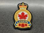 Royal  Canadian  Legion   -  patch  12 x 7,7  cm., Verzamelen, Militaria | Algemeen, Ophalen of Verzenden, Landmacht, Engeland