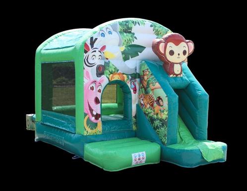 Te koop mooi nieuw springkussen kleine aap 3,9 x 2,8 meter, Hobby en Vrije tijd, Feestartikelen | Verhuur, Nieuw, Overige, Ophalen of Verzenden