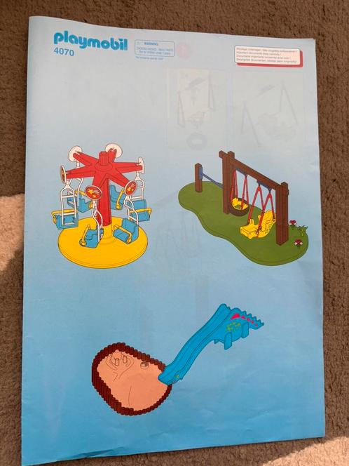 Playmobiel speeltuinen 4070 en 5568, Kinderen en Baby's, Speelgoed | Playmobil, Gebruikt, Ophalen of Verzenden