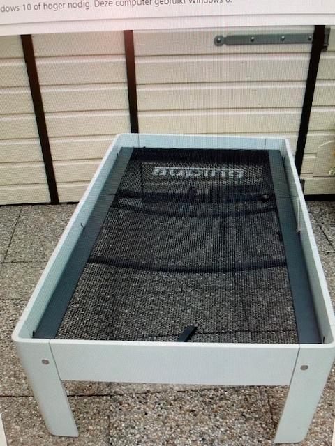 Auping auronde, Huis en Inrichting, Slaapkamer | Bedden, Zo goed als nieuw, Eenpersoons, 90 cm, 200 cm, Hout, Grijs, Ophalen