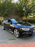 Audi A3 1.0 Tfsi 116pk S Tronic 2018 Zwart, Auto's, Zwart, Leder en Stof, Zwart, Origineel Nederlands