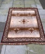 Vintage Rechthoekig Tapijt, Gebruikt, 100 tot 150 cm, Bruin, Ophalen of Verzenden