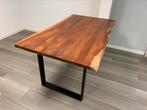 Eetkamertafel Acaciahout 160 cm, Huis en Inrichting, Tafels | Eettafels, Ophalen, 50 tot 100 cm, Zo goed als nieuw, Rechthoekig