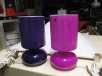 Ikea design Lykta paars roze glas tafellamp retro vintage, Gebruikt, Ikea, ?, Glas