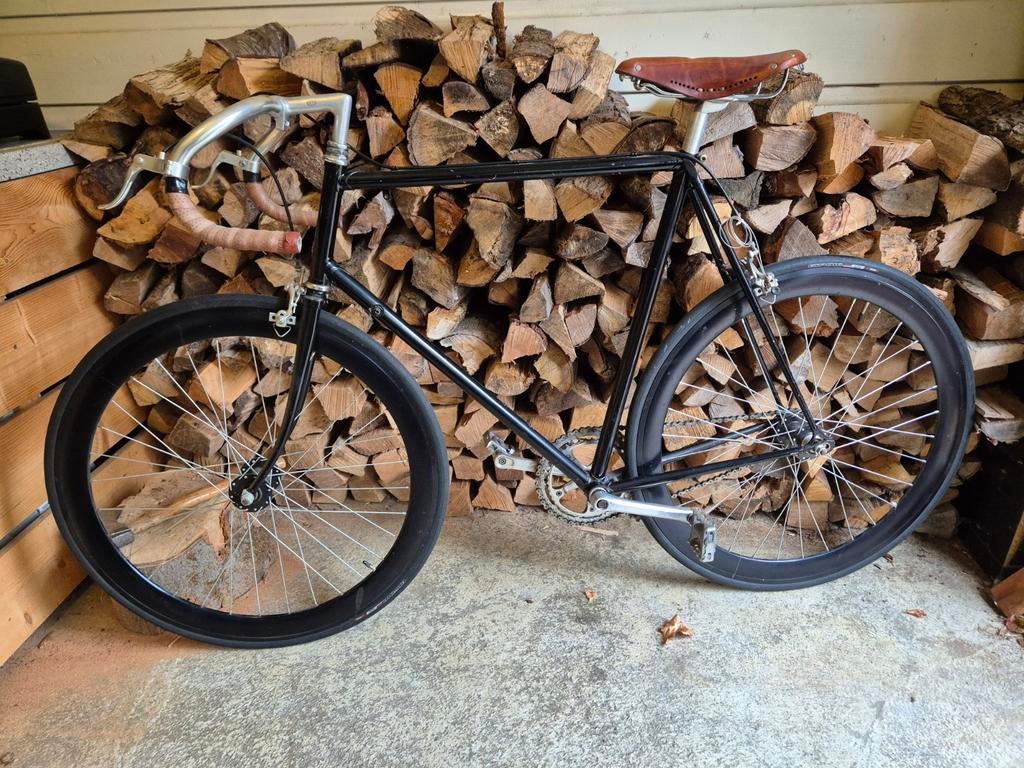 Vintage baanfiets, Fietsen en Brommers, Ophalen, Gebruikt, Minder dan 10 versnellingen, Overige merken