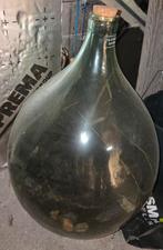 Grote groene (gistings)fles, Huis en Inrichting, Woonaccessoires | Vazen, Ophalen, Gebruikt, 50 tot 75 cm, Glas