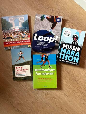 Diverse hardloopboeken marathon halve marathon beschikbaar voor biedingen