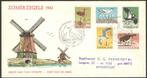 Nederland FDC E47 Met Adres, Kinderpostzegels 1961, Ophalen of Verzenden, Beschreven, Nederland