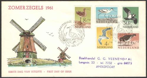 Nederland FDC E47 Met Adres, Kinderpostzegels 1961, Postzegels en Munten, Postzegels | Eerstedagenveloppen, Beschreven, Nederland