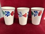 Setje melkbekers , Sphinx, Regout & societe ceramique, Huis en Inrichting, Keuken | Servies, Div, Ophalen of Verzenden, Zo goed als nieuw