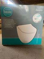 BASANO Spoelrandloos verhoogd toilet Baiano, Ophalen, Nieuw, Steen, Toilet