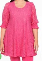 Yoek tuniek Lace/kant wide bottom 46/48, Kleding | Dames, Ophalen of Verzenden, Zo goed als nieuw, Zwart, Blouse of Tuniek