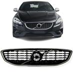 Grill Hoogglans Zwart Chrome Voor Volvo V40 Vanaf 2016 t/m 2