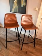 2 Comfortabele Barkrukken, Huis en Inrichting, Barkrukken, Ophalen, Gebruikt, Met voetsteun, 90 cm of meer