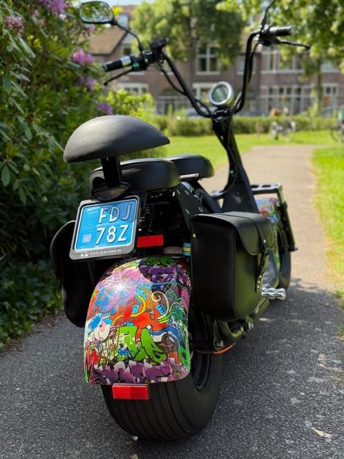 Stoere opvallende Ecruiser X1 electrische snorfiets, Fietsen en Brommers, Snorfietsen en Snorscooters, Zo goed als nieuw, Overige merken