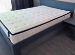 Elektrisch verstelbare Auping met matras 1.40x200, Verstelbaar, Eenpersoons, Blauw, Ophalen of Verzenden