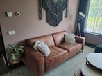 cognac 3 zit-bank, Huis en Inrichting, Ophalen, Zo goed als nieuw, Leer, Boho