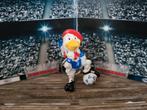 Uefa Euro Ek voetbal 1984 mascotte poppetje sleutelhanger, Verzamelen, Sportartikelen en Voetbal, Ophalen, Zo goed als nieuw
