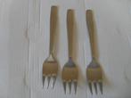 3 gero zilmeta taartvorkjes, Ophalen of Verzenden, Gebruikt