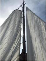 Praam platbodem en Compleet tuig- Grootzeil-mast-g, Watersport en Boten, Platbodems, Ophalen, Gebruikt, 9 tot 12 meter, Benzine