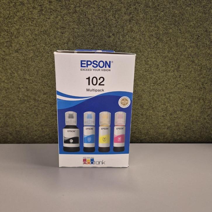 EPSON 102 CMYK INK, Computers en Software, Printerbenodigdheden, Nieuw, Cartridge, Ophalen of Verzenden