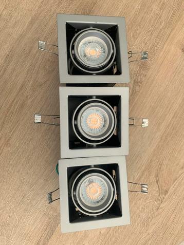 3x inbouw led spots lampen beschikbaar voor biedingen