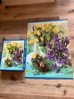 Vrolijke bloemenpuzzel, Ophalen, 500 t/m 1500 stukjes, Zo goed als nieuw, Legpuzzel