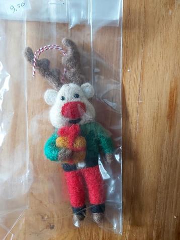 Kersthanger Rudolf Vilt Fairtrade Nieuw beschikbaar voor biedingen