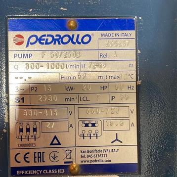Pedrollo waterpomp nieuw F50/250B zie type plaatje beschikbaar voor biedingen
