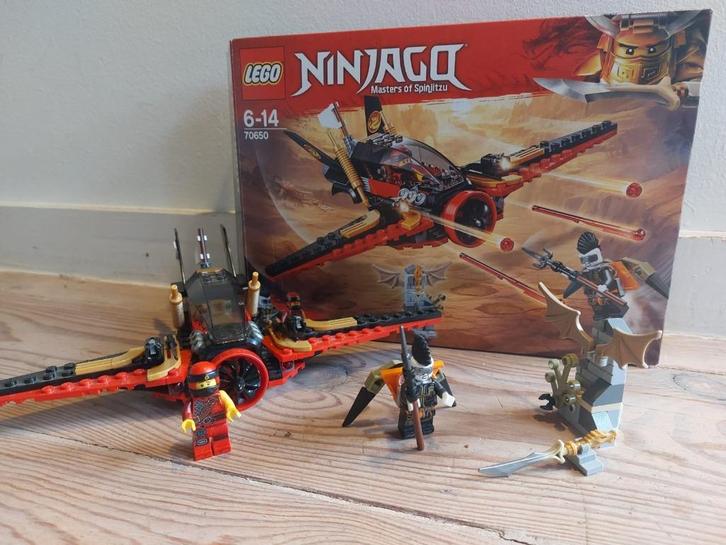 Lego 70650 Ninjago straalvliegtuig Destiny's Wing, Kinderen en Baby's, Speelgoed | Duplo en Lego, Gebruikt, Lego, Complete set