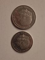 1980 Gulden & Rijksdaalder, Dubbelkop Troonswissel, Postzegels en Munten, Munten | Nederland, Ophalen of Verzenden, Koningin Juliana