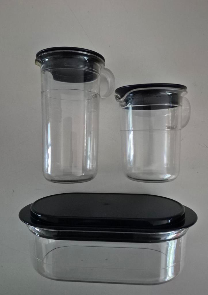 Tupperware Setje - 3 Delig - Melk, Suiker, Koekjes e.a., Huis en Inrichting, Keuken | Keukenbenodigdheden, Gebruikt, Ophalen of Verzenden