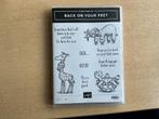 Stampin up BACK ON YOUR FEET, Ophalen of Verzenden, Zo goed als nieuw, Overige typen